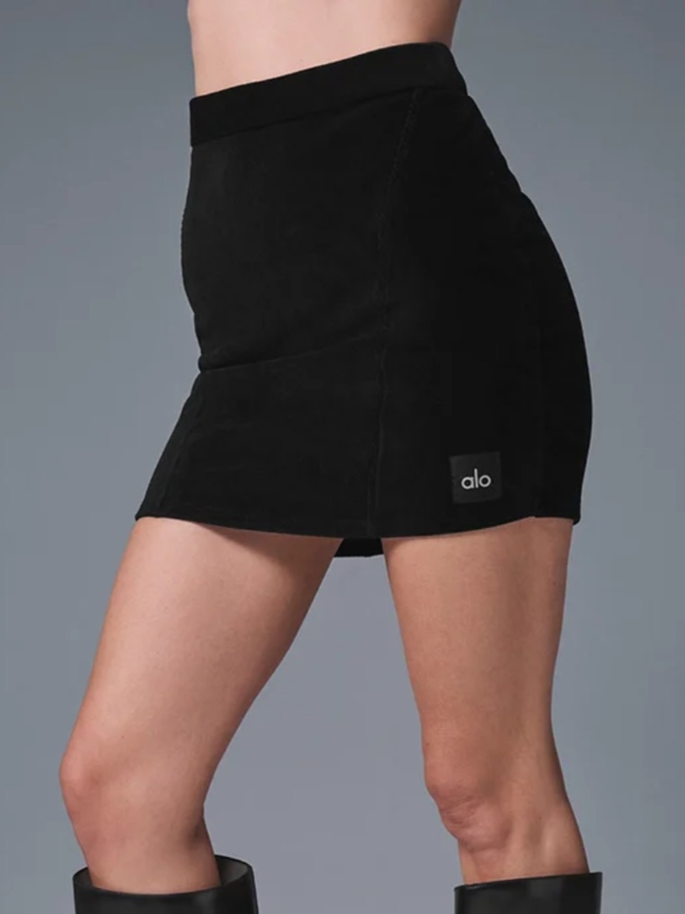 Alo Micro Corduroy Winter Break Mini Skirt